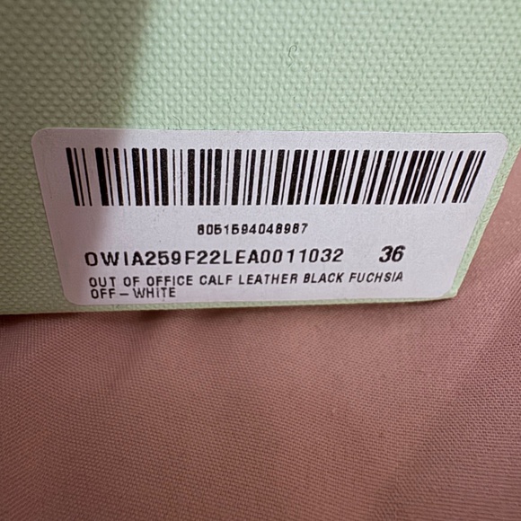 Off-White WMNS Out of Office ‘Black Fuchsia’ Sneakers Bold black & fuchsia s - Picture 2 of 8